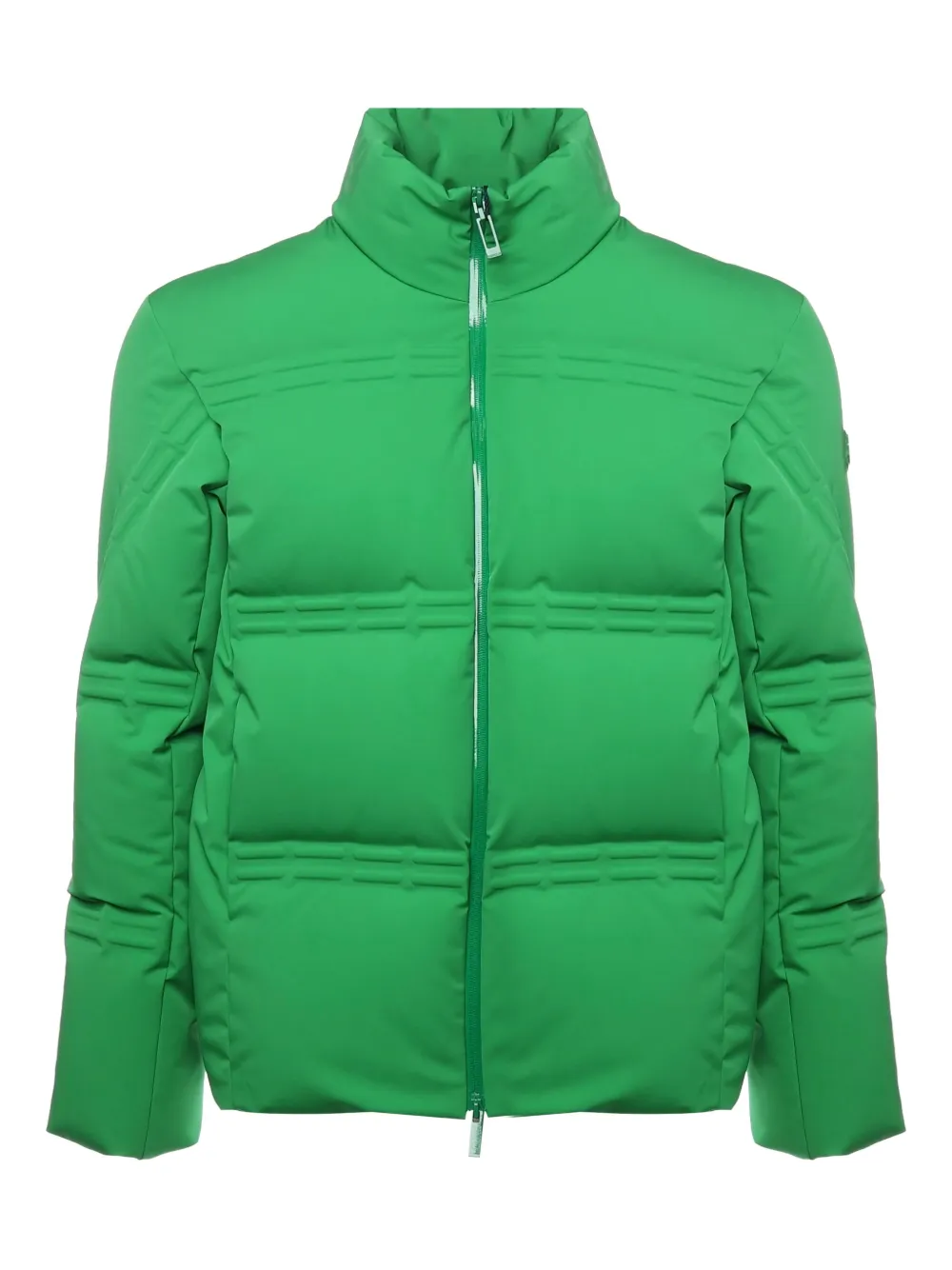 Стеганое пальто на молнии Moncler, зеленый
Стеганое пальто на молнии Moncler, зеленый