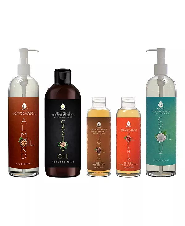 Меганабор эфирных масел и средств по уходу за кожей – 100% чистое масло золотистого жожоба, масло шиповника, масло сладкого миндаля, фракционированное кокосовое масло и касторовое масло Pursonic, black
Меганабор эфирных масел и средств по уходу за кожей – 100% чистое масло золотистого жожоба, масло шиповника, масло сладкого миндаля, фракционированное кокосовое масло и касторовое масло Pursonic, black