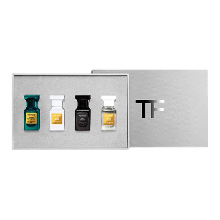 Набор пробников духов TF Perfume Sample Set Try Love Luxury Fragrance Box с ароматами лимона и жасмина, Eau De Parfum, 4 мл TOM FORD
Набор пробников духов TF Perfume Sample Set Try Love Luxury Fragrance Box с ароматами лимона и жасмина, Eau De Parfum, 4 мл TOM FORD