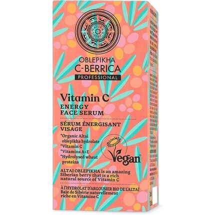 Сыворотка для лица C-Berrica Energy, Natura Siberica
Сыворотка для лица C-Berrica Energy, Natura Siberica