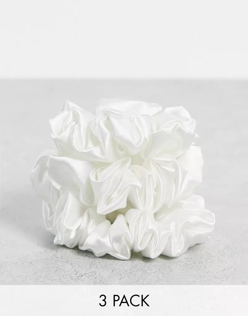 Easilocks – 3 классические атласные резинки для волос белого цвета, среднего размера
Easilocks – 3 классические атласные резинки для волос белого цвета, среднего размера