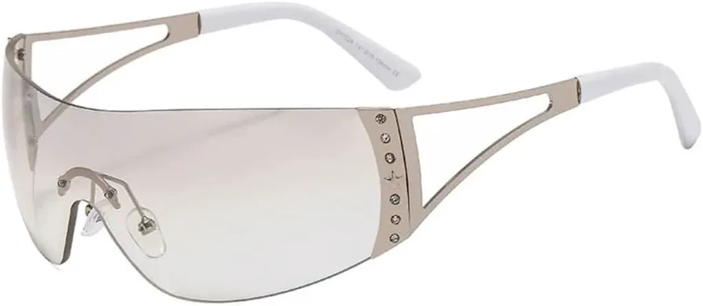 Женские и мужские солнцезащитные очки Модные роскошные безободковые солнцезащитные очки Будущие технологии Спортивные Модные UV400 TVTBBVV, Silver Silver
Женские и мужские солнцезащитные очки Модные роскошные безободковые солнцезащитные очки Будущие технологии Спортивные Модные UV400 TVTBBVV, Silver Silver