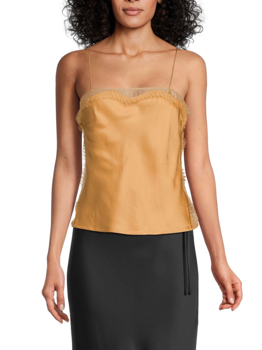 Атласный топ-майка с квадратным вырезом A.L.C., цвет Mustard
Атласный топ-майка с квадратным вырезом A.L.C., цвет Mustard