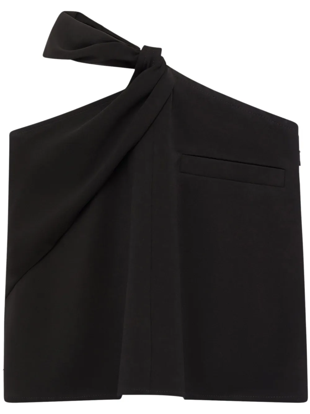 Юбка мини асимметричного кроя Courrèges, черный
Юбка мини асимметричного кроя Courrèges, черный