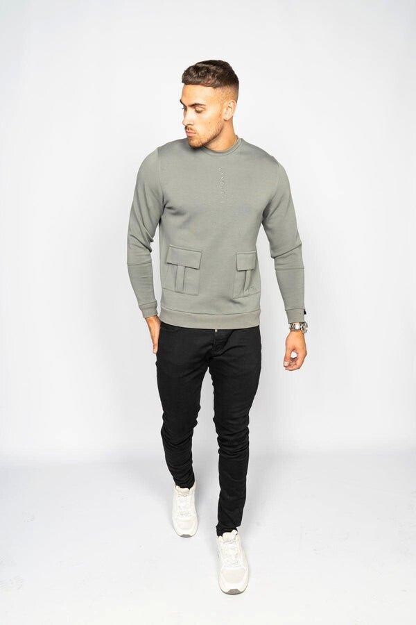 Толстовка в стиле милитари Zanouchi, серый
Толстовка в стиле милитари Zanouchi, серый