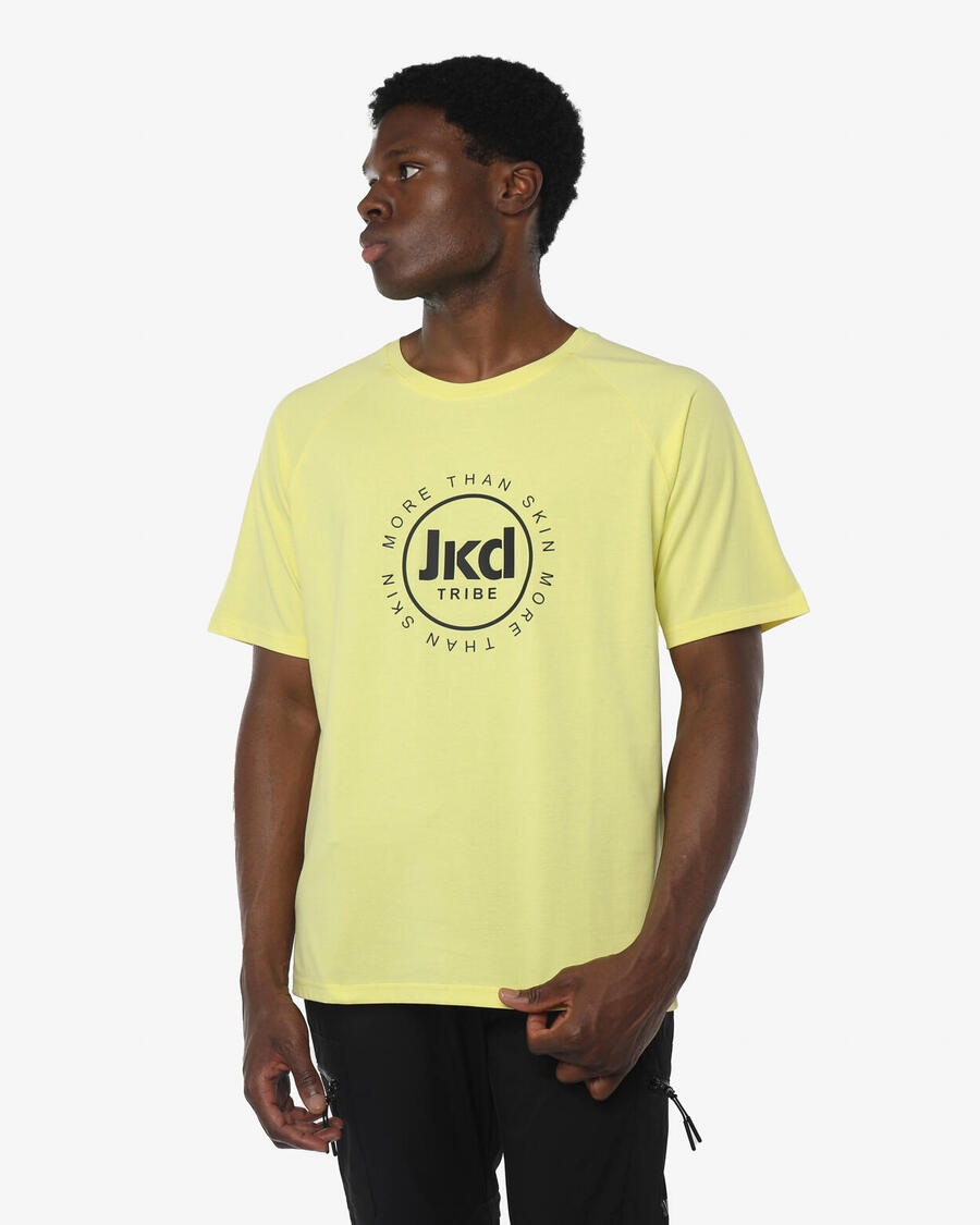 JAKED Желтая синтетическая фитнес-футболка для мужчин
JAKED Желтая синтетическая фитнес-футболка для мужчин