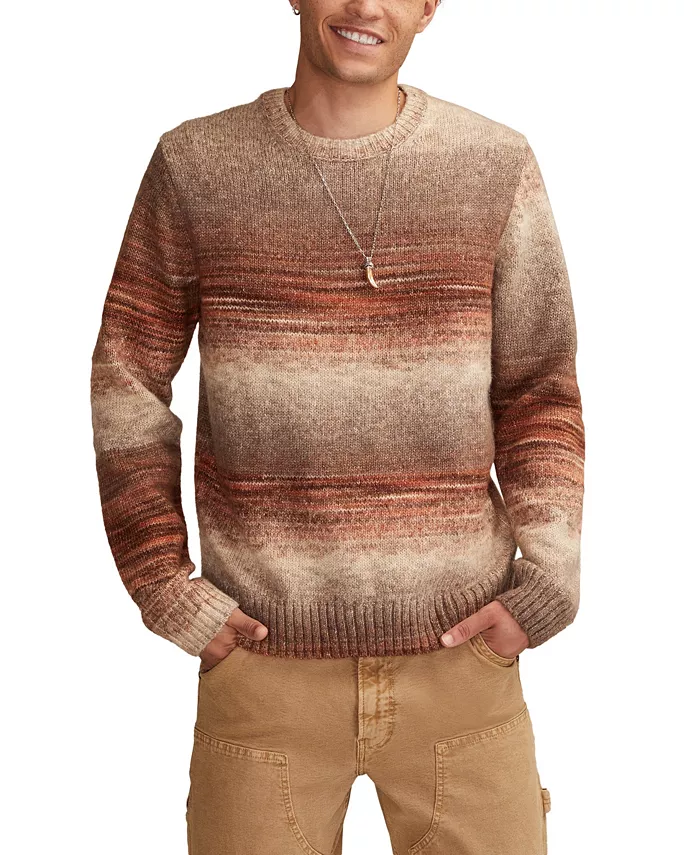 Мужской свитер с космическим узором Lucky Brand, загар/бежевый
Мужской свитер с космическим узором Lucky Brand, загар/бежевый