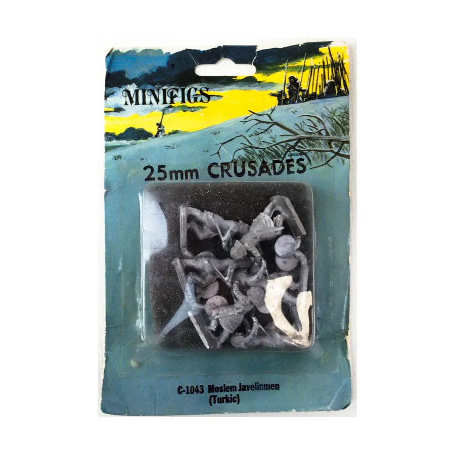 Мусульманские метатели копий (тюркский), Ancients (25mm) (Minifigs)
Мусульманские метатели копий (тюркский), Ancients (25mm) (Minifigs)