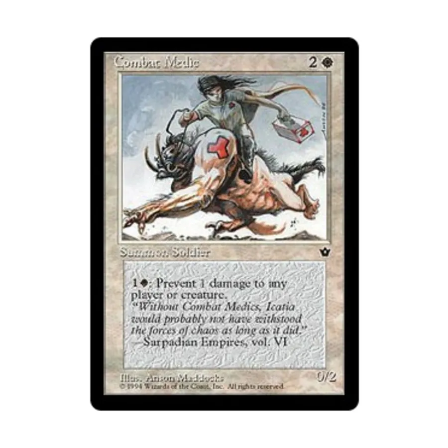 CCG Боевой медик - Вер. 3 (С4), MTG - Fallen Empires
CCG Боевой медик - Вер. 3 (С4), MTG - Fallen Empires