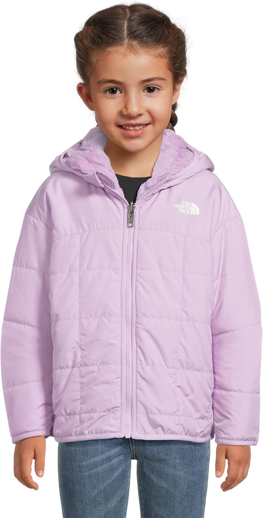 Двусторонняя куртка Shasta с капюшоном и застежкой-молнией The North Face Kids, Lite Lilac
Двусторонняя куртка Shasta с капюшоном и застежкой-молнией The North Face Kids, Lite Lilac