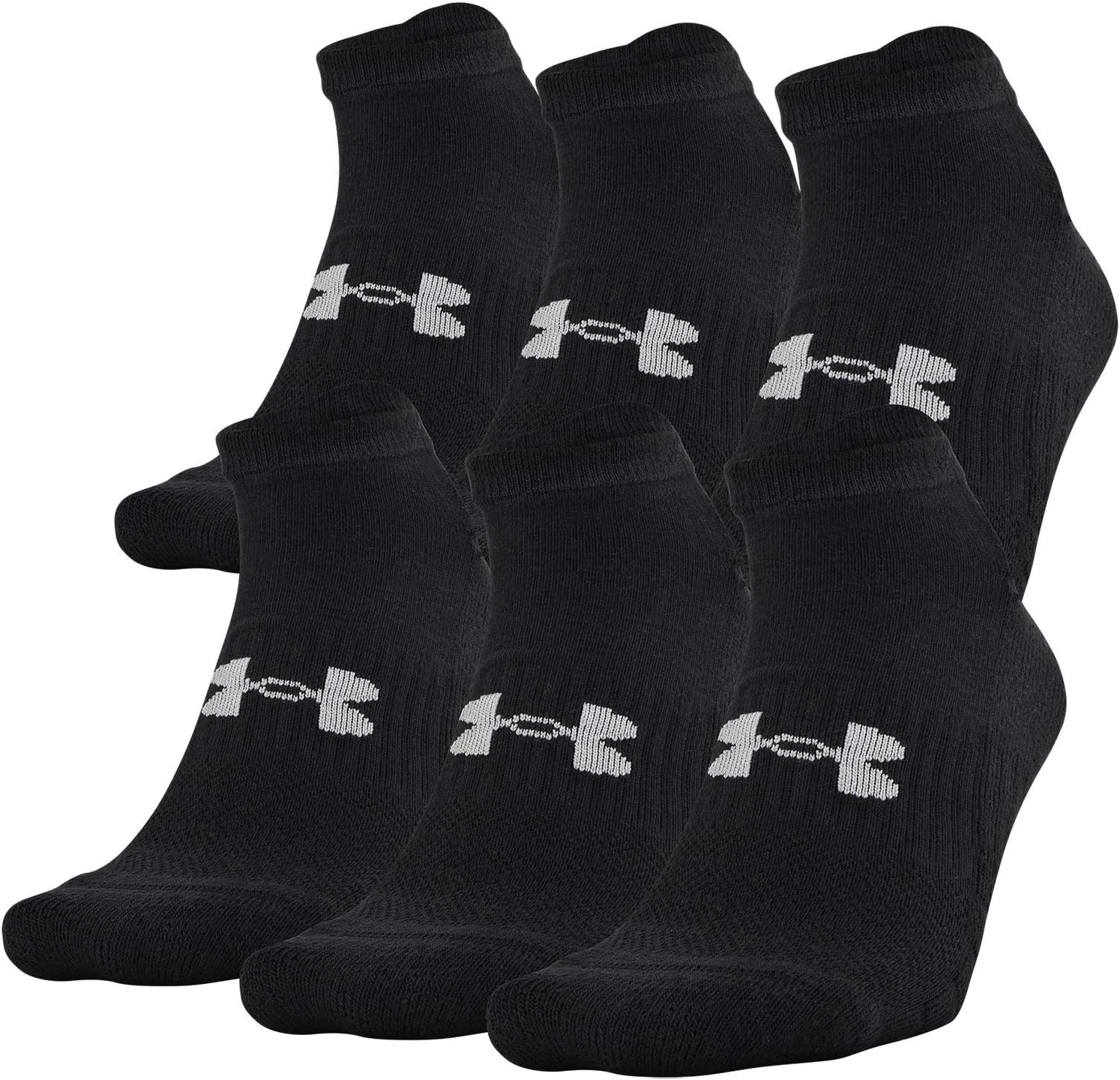 Тренировочные носки Under Armour Adult Cotton, невидимые, несколько пар, Black (6-Pairs)
Тренировочные носки Under Armour Adult Cotton, невидимые, несколько пар, Black (6-Pairs)
