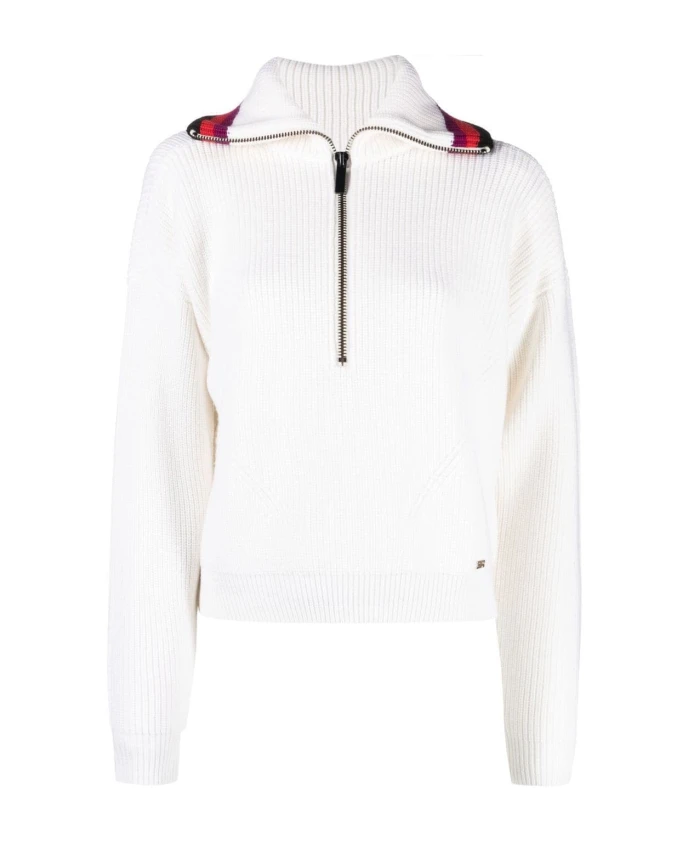 Шерстяной укороченный свитер Sonia Rykiel, белый
Шерстяной укороченный свитер Sonia Rykiel, белый