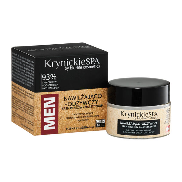 Увлажняющий и питательный крем против морщин для мужчин, 50 мл Krynickie Spa
Увлажняющий и питательный крем против морщин для мужчин, 50 мл Krynickie Spa