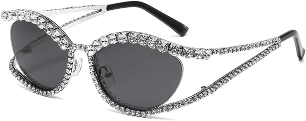 Модные солнцезащитные очки с бриллиантами и ажурной отделкой, «кошачий глаз», женские солнцезащитные очки, стильные очки для вечеринок, очки для вождения TKKTLLT, Silver
Модные солнцезащитные очки с бриллиантами и ажурной отделкой, «кошачий глаз», женские солнцезащитные очки, стильные очки для вечеринок, очки для вождения TKKTLLT, Silver