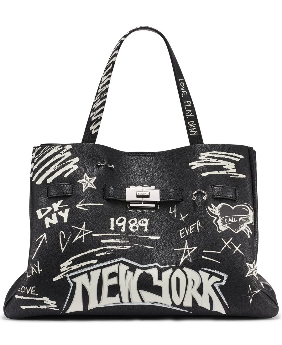 Большая сумка-мессенджер Bryar DKNY, Black/silver
Большая сумка-мессенджер Bryar DKNY, Black/silver