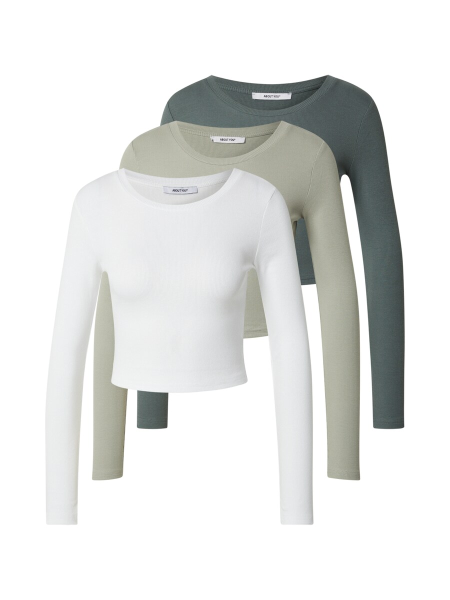 Лонгслив ABOUT YOU Loretta, Mint/Dark green/White
Лонгслив ABOUT YOU Loretta, Mint/Dark green/White