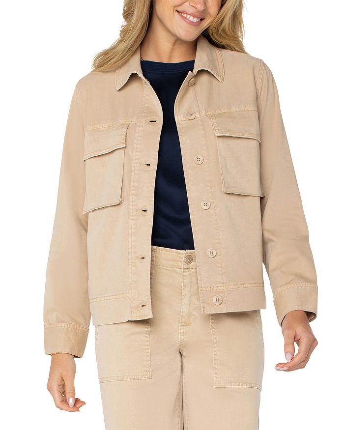 Куртка с накладными карманами на пуговицах Liverpool Los Angeles, коричневый/бежевый
Куртка с накладными карманами на пуговицах Liverpool Los Angeles, коричневый/бежевый