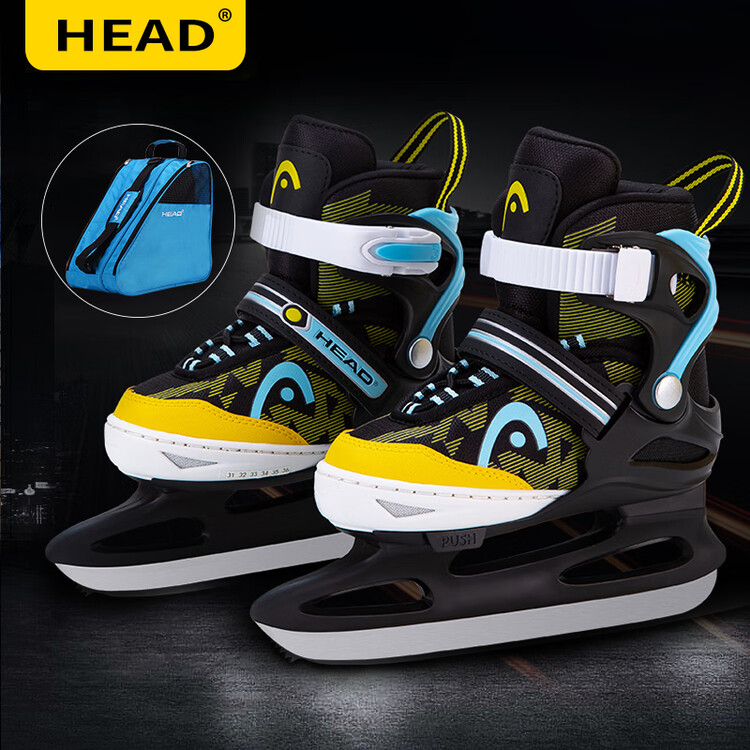 HEAD Детские коньки Austrian с регулировкой, теплые для начинающих, с лезвиями для фигурного катания, W20 Black + синяя сумка, размер 36
HEAD Детские коньки Austrian с регулировкой, теплые для начинающих, с лезвиями для фигурного катания, W20 Black + синяя сумка, размер 36