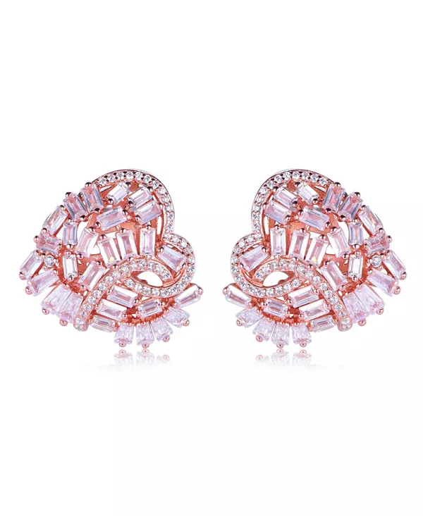 Большие серьги-сердца из стерлингового серебра с кубическим цирконием от Suzy Levian Suzy Levian New York, rose
Большие серьги-сердца из стерлингового серебра с кубическим цирконием от Suzy Levian Suzy Levian New York, rose