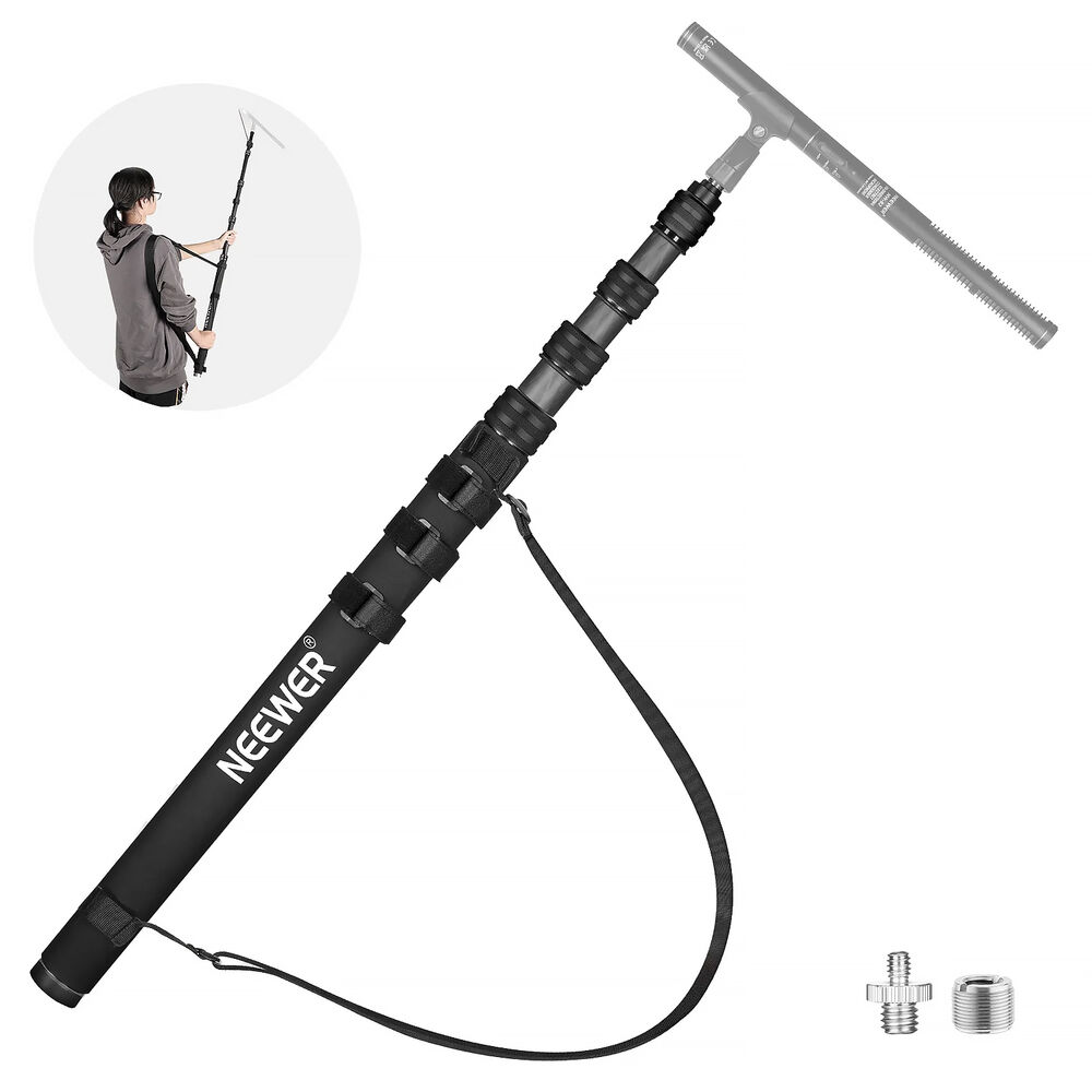 Neewer Upgraded MS-300C Microphone Boompole (Black, 9.8')
Neewer Upgraded MS-300C Microphone Boompole (Black, 9.8')
