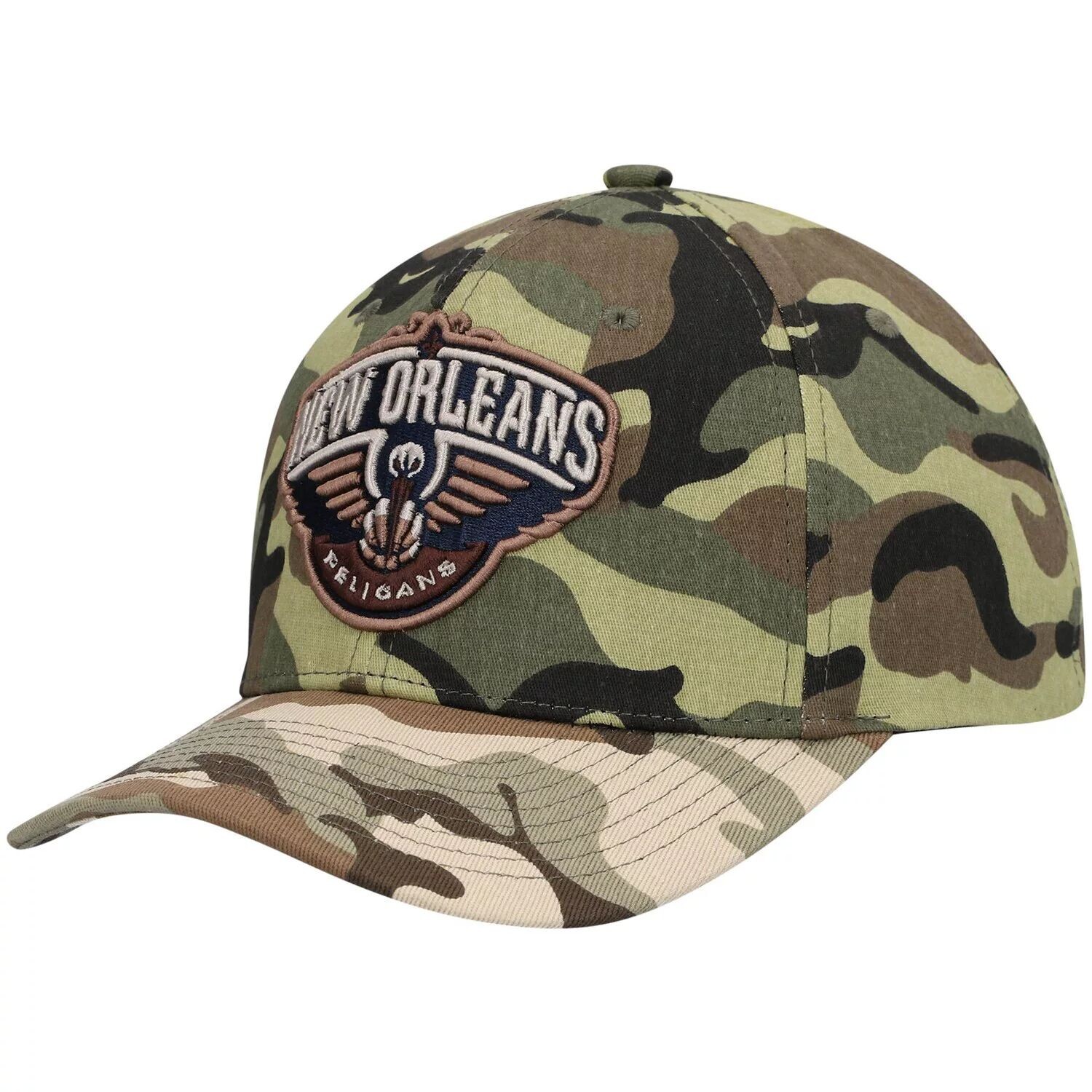 Мужская камуфляжная кепка Mitchell & Ness New Orleans Pelicans Woodland Desert Snapback
Мужская камуфляжная кепка Mitchell & Ness New Orleans Pelicans Woodland Desert Snapback