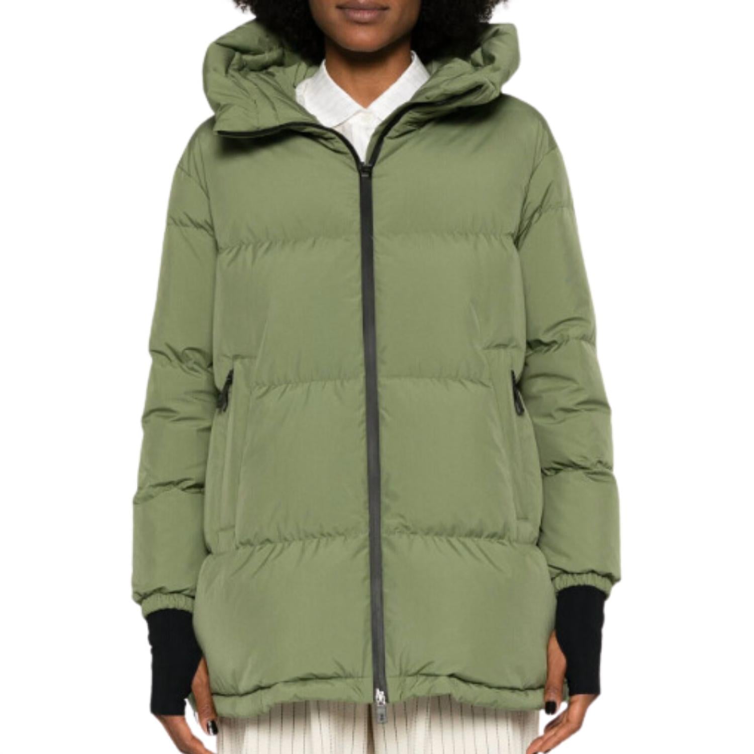 Куртка-оливка на молнии с наполнителем пух Herno, Olivia
Куртка-оливка на молнии с наполнителем пух Herno, Olivia