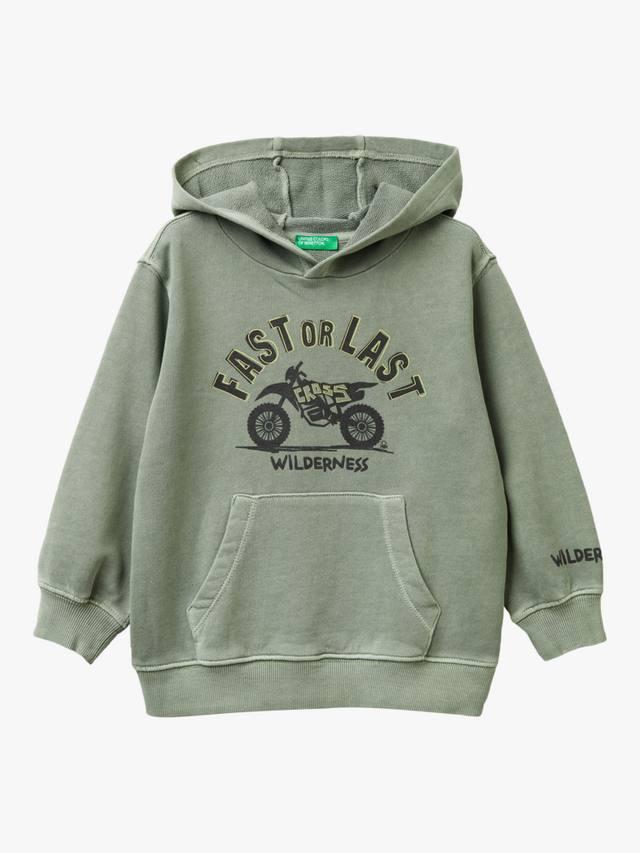 Детский хлопковый худи с принтом Fast or Last Benetton, Green
Детский хлопковый худи с принтом Fast or Last Benetton, Green
