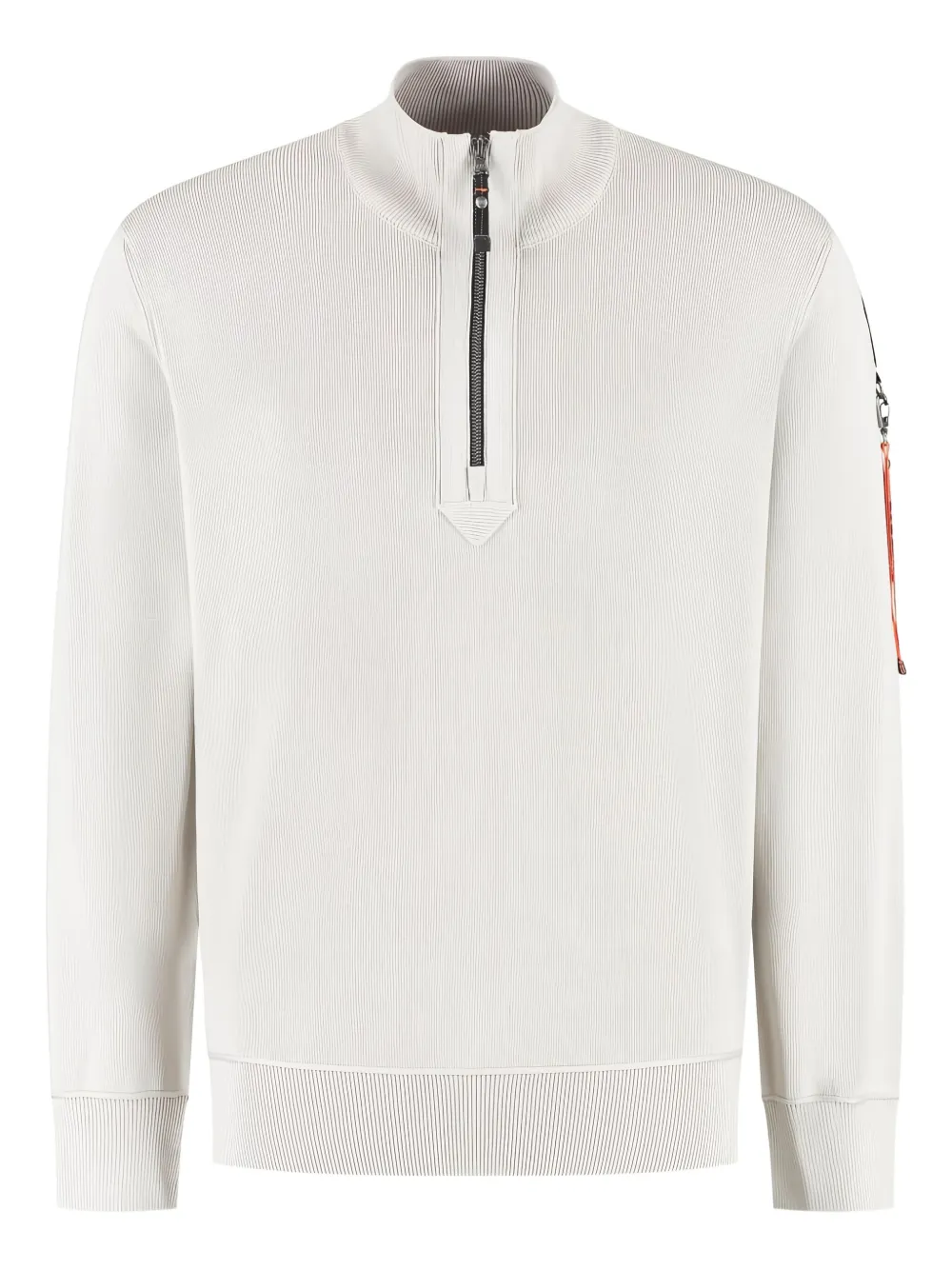 Ребристый свитер с молнией до половины Parajumpers, нейтральный
Ребристый свитер с молнией до половины Parajumpers, нейтральный