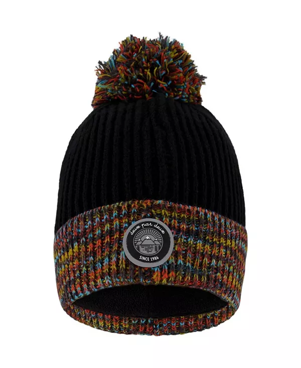 Вязаная зимняя шапка для мальчиков с подкладкой и помпоном - для малышей и взрослых. Deux Par Deux, черный
Вязаная зимняя шапка для мальчиков с подкладкой и помпоном - для малышей и взрослых. Deux Par Deux, черный