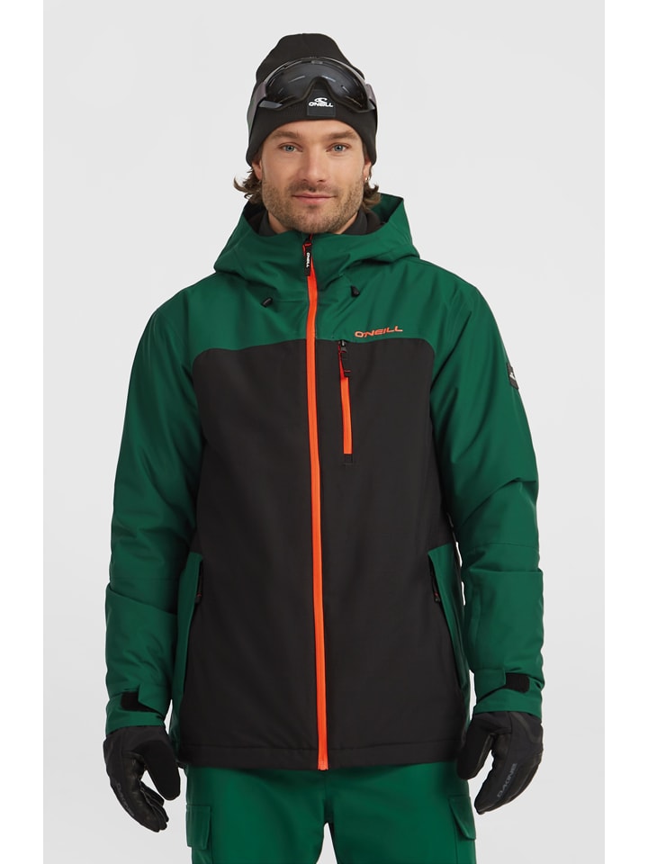 Куртка для лыж/сноуборда черного/зеленого цвета O'Neill
Куртка для лыж/сноуборда черного/зеленого цвета O'Neill