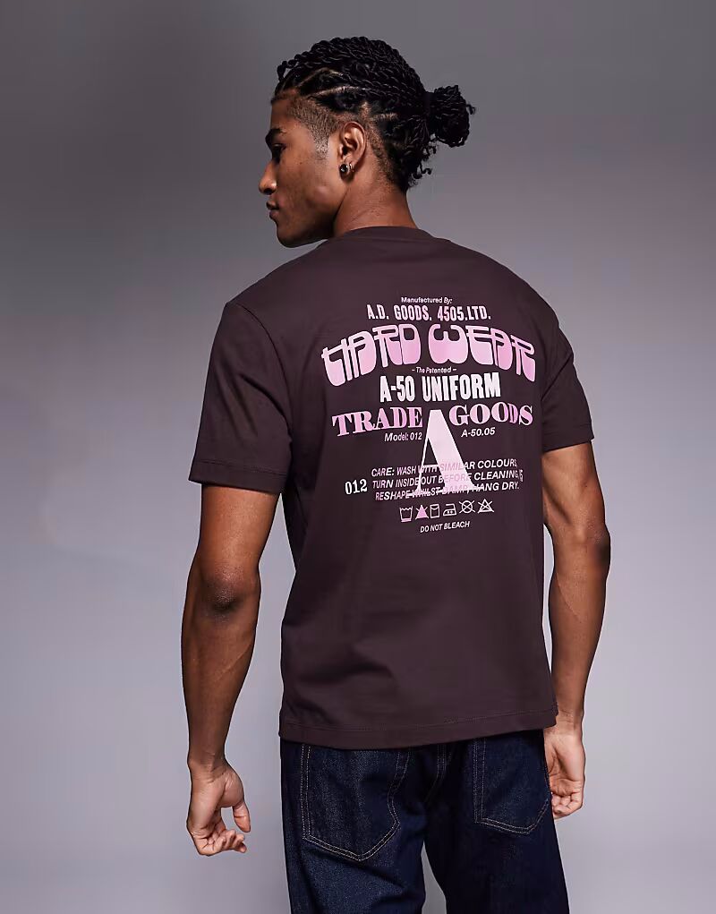 Футболка свободного кроя коричневого цвета с текстовой графикой Asos Design, Коричневый, Футболка свободного кроя коричневого цвета с текстовой графикой Asos Design
Футболка свободного кроя коричневого цвета с текстовой графикой Asos Design, Коричневый, Футболка свободного кроя коричневого цвета с текстовой графикой Asos Design