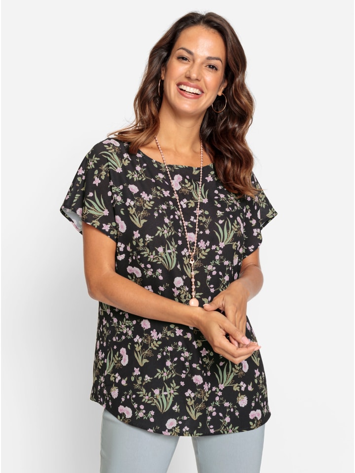 Блузка с принтом в черно-розовом цвете WITT WEIDEN
Блузка с принтом в черно-розовом цвете WITT WEIDEN