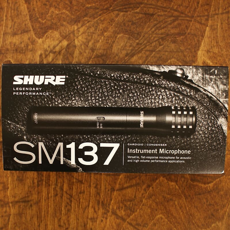 Конденсаторный микрофон Shure SM137-LC
Конденсаторный микрофон Shure SM137-LC