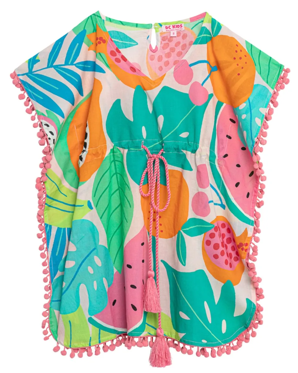 Короткое девичье платье с фруктовым принтом и кулиской на талии DOLORES CORTÉS, многоцветный
Короткое девичье платье с фруктовым принтом и кулиской на талии DOLORES CORTÉS, многоцветный