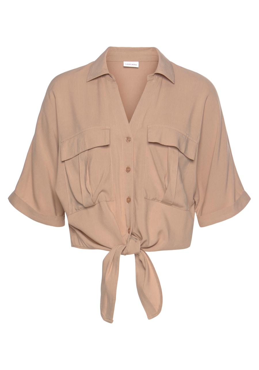Блуза LASCANA, коричневый
Блуза LASCANA, коричневый