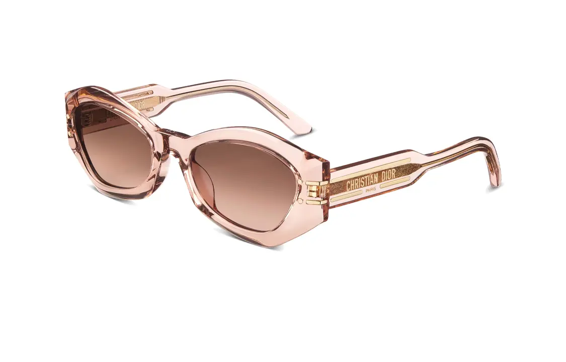 Ацетатные солнцезащитные очки неправильной формы женские розовые DIOR 
Ацетатные солнцезащитные очки неправильной формы женские розовые DIOR