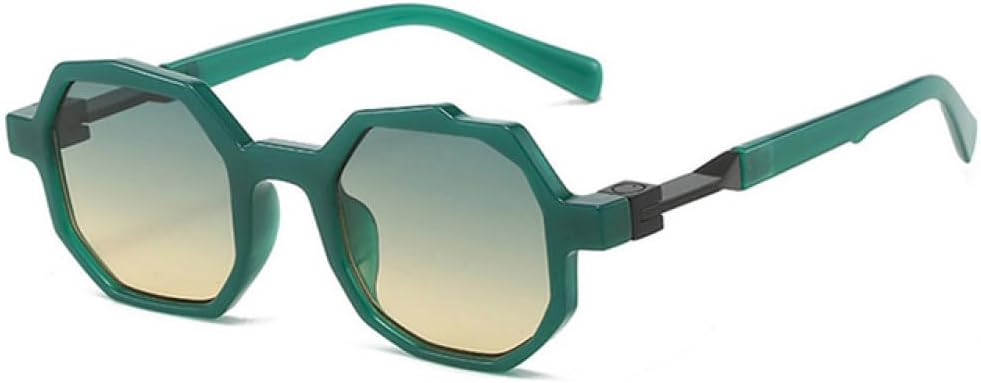 Женские солнцезащитные очки в форме маленького многоугольника неправильной формы, прозрачные градиентные линзы, защита от УФ-излучения UV400, мужские солнцезащитные очки в стиле панк generic, Green Green Yellow
Женские солнцезащитные очки в форме маленького многоугольника неправильной формы, прозрачные градиентные линзы, защита от УФ-излучения UV400, мужские солнцезащитные очки в стиле панк generic, Green Green Yellow