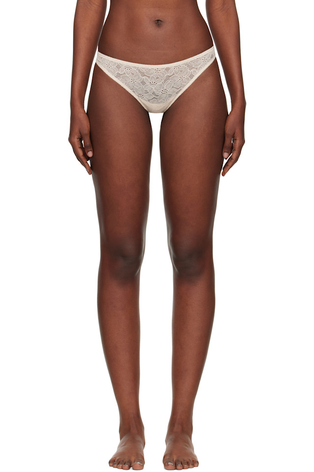 Yasmine Eslami Трусики-Стринги Off-White Louise
Yasmine Eslami Трусики-Стринги Off-White Louise