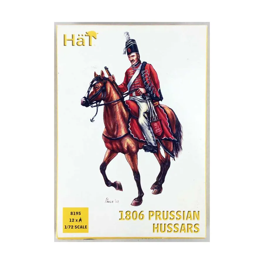 1806 г. Прусские гусары, Historical Plastic Military Figures - Napoleonic (1:72) (Hat Industries) 
1806 г. Прусские гусары, Historical Plastic Military Figures - Napoleonic (1:72) (Hat Industries)