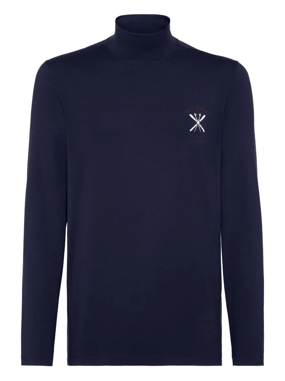 Футболка с высоким воротником и принтом Brunello Cucinelli, синий
Футболка с высоким воротником и принтом Brunello Cucinelli, синий