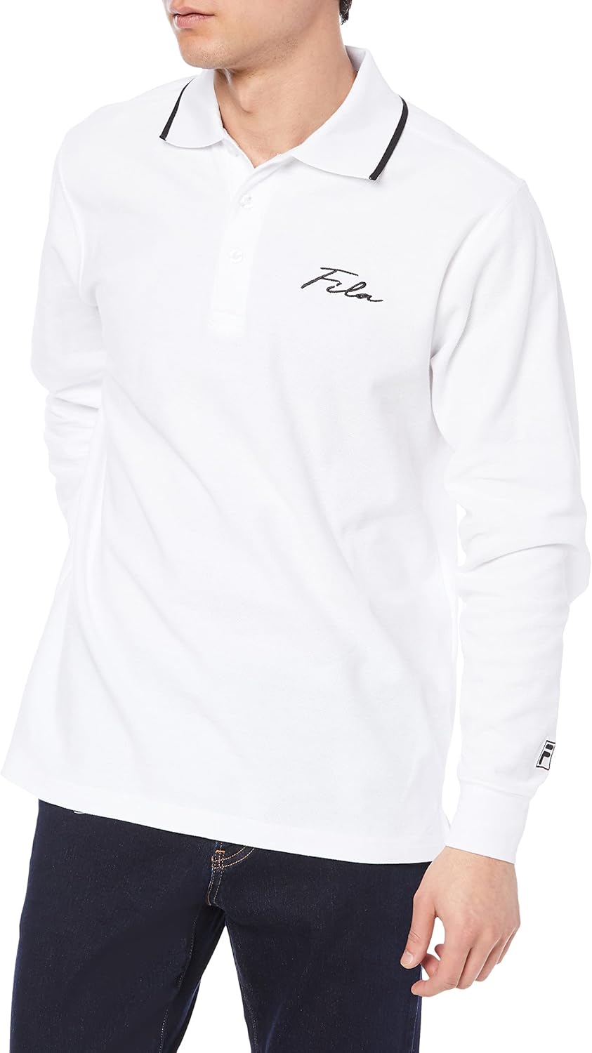 Футболка-поло FILA для мужчин и женщин, с длинным рукавом, ткань пике, черный, унисекс
Футболка-поло FILA для мужчин и женщин, с длинным рукавом, ткань пике, черный, унисекс