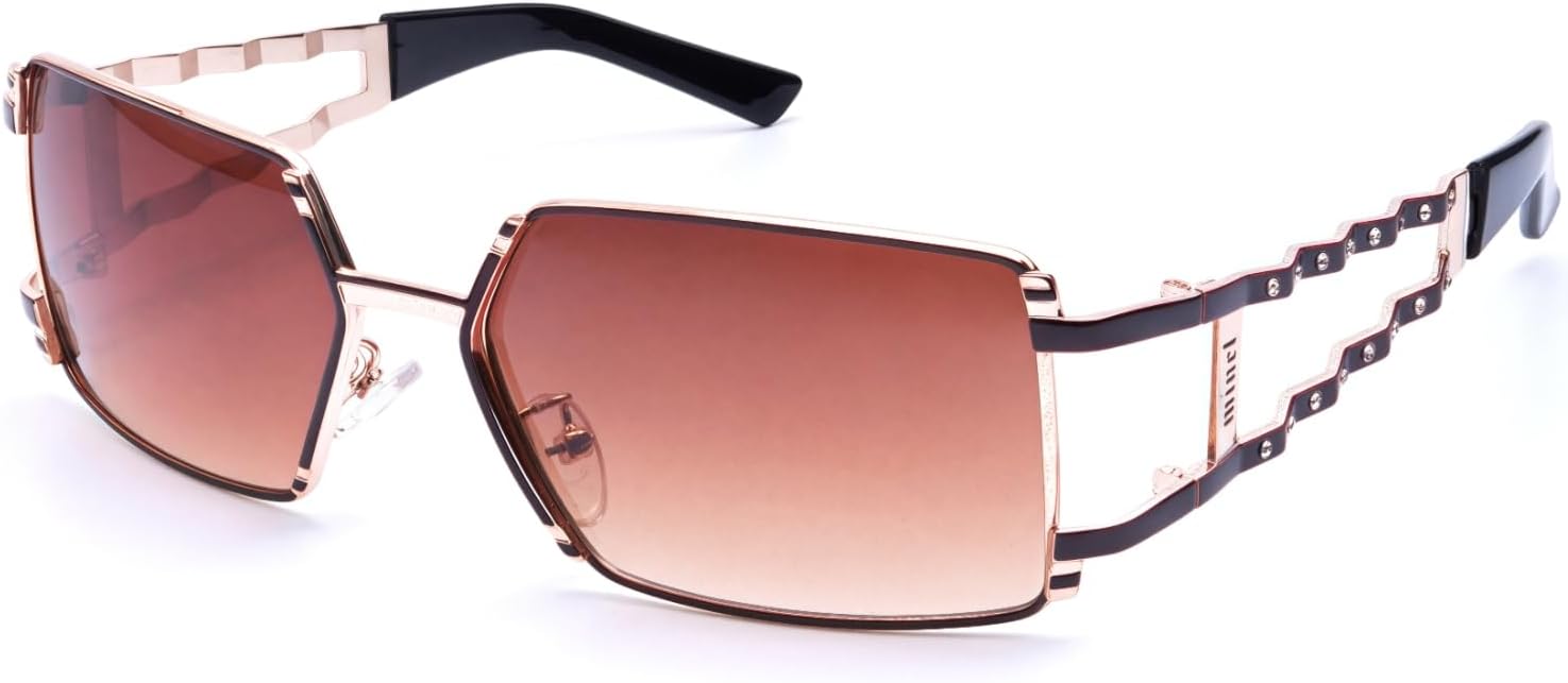 Женские солнцезащитные очки ICARA с градиентными линзами, модные, многоугольные, увеличенного размера, дизайнерский стиль, градиентные линзы, защита от УФ-излучения UV400, металлическая оправа, Brown
Женские солнцезащитные очки ICARA с градиентными линзами, модные, многоугольные, увеличенного размера, дизайнерский стиль, градиентные линзы, защита от УФ-излучения UV400, металлическая оправа, Brown