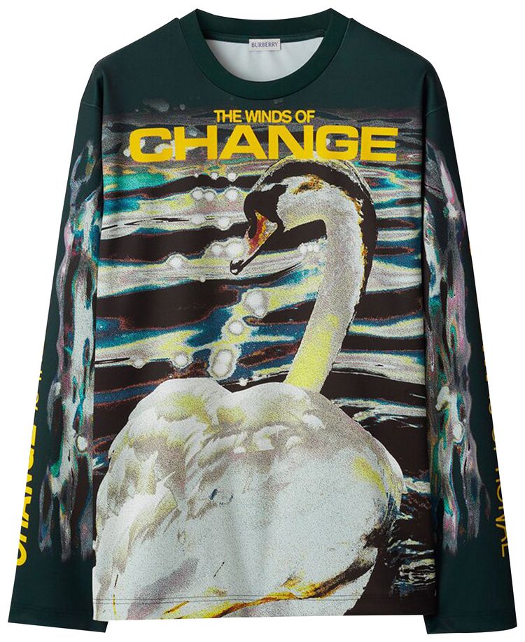 Лонгслив Burberry Swan Long-Sleeve 'Vine', зеленый
Лонгслив Burberry Swan Long-Sleeve 'Vine', зеленый