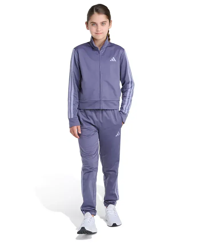 Детский комплект для девочек 2T-6X: куртка и джоггеры Regular Fit Adidas, фиолетовый
Детский комплект для девочек 2T-6X: куртка и джоггеры Regular Fit Adidas, фиолетовый
