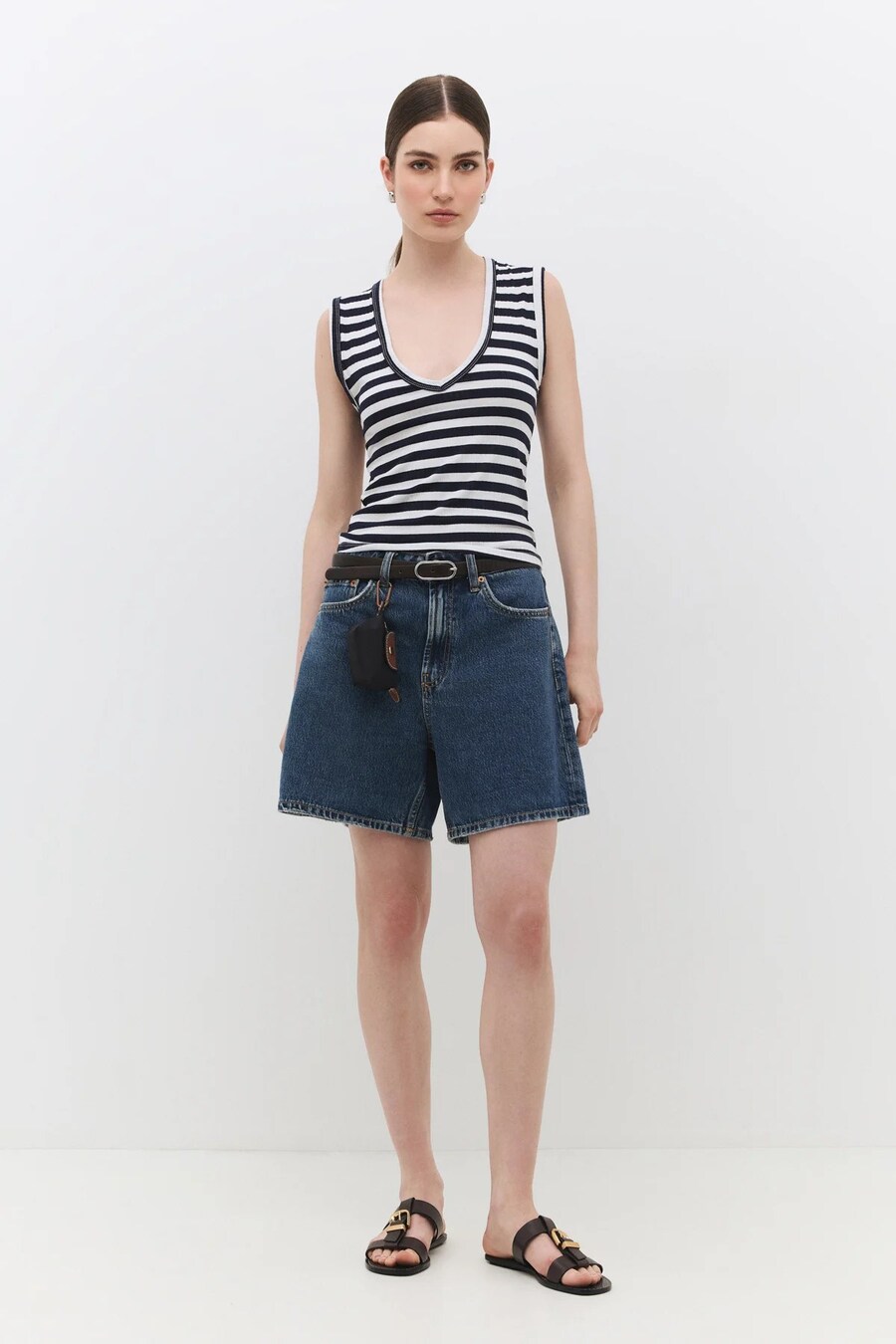 Топ No Matter What, Marine Blue/Off White
Топ No Matter What, Marine Blue/Off White
