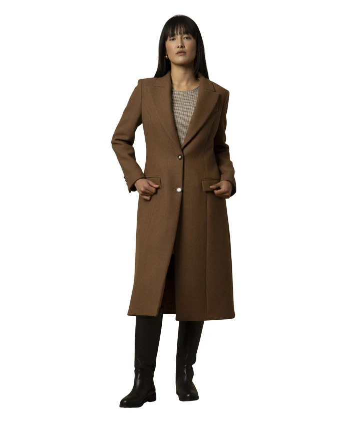 Элегантный пиджак с лацканами. Kocca, коричневый
Элегантный пиджак с лацканами. Kocca, коричневый