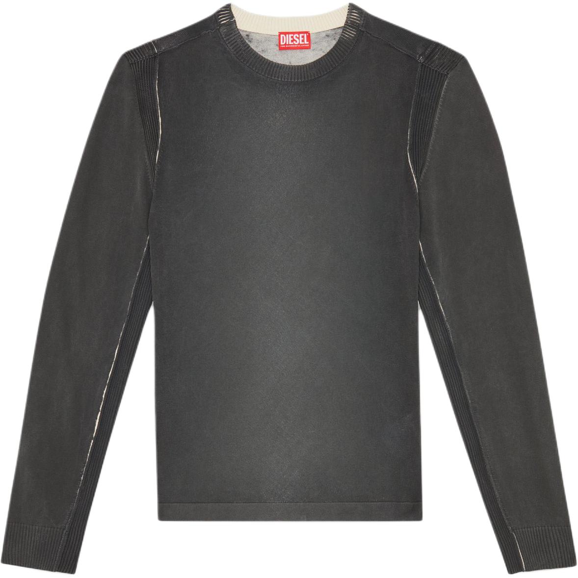 Джемпер с эффектом выцветания DIESEL, черный
Джемпер с эффектом выцветания DIESEL, черный