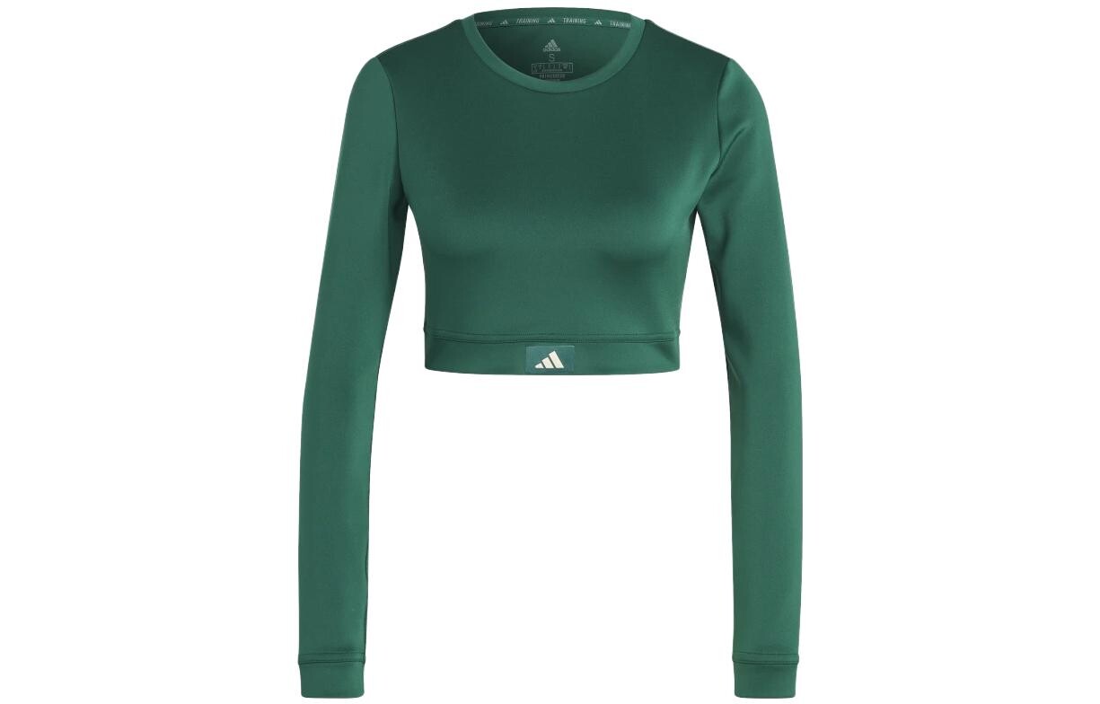 Укороченный топ женский зеленый Adidas
Укороченный топ женский зеленый Adidas