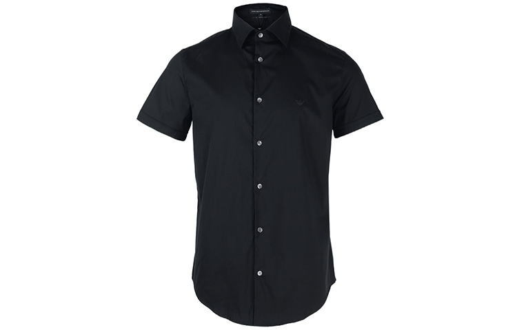 Футболка с коротким рукавом из поплина EMPORIO ARMANI, черная
Футболка с коротким рукавом из поплина EMPORIO ARMANI, черная