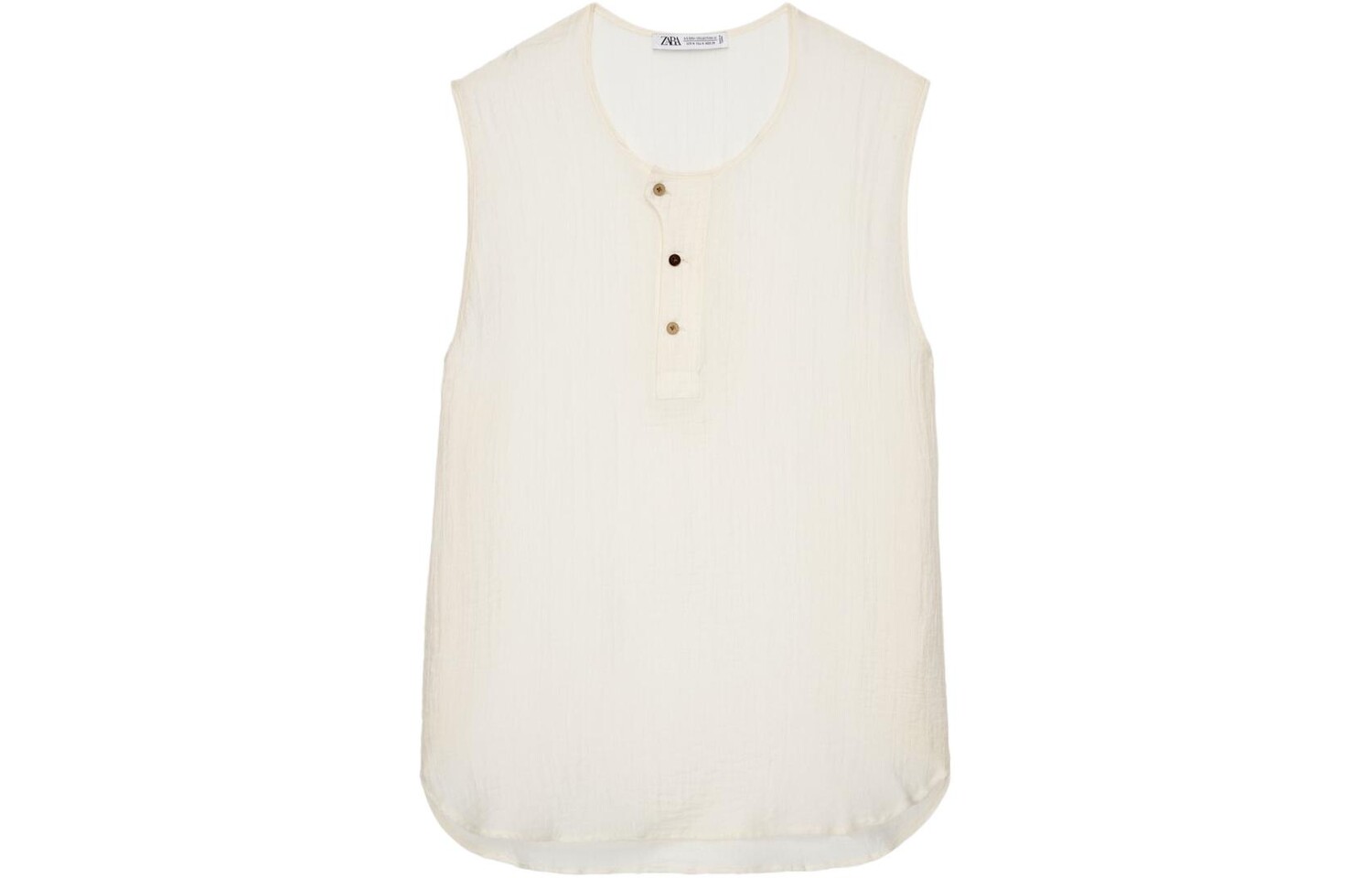 Рубашка мужская кремовая Zara, кремовый
Рубашка мужская кремовая Zara, кремовый